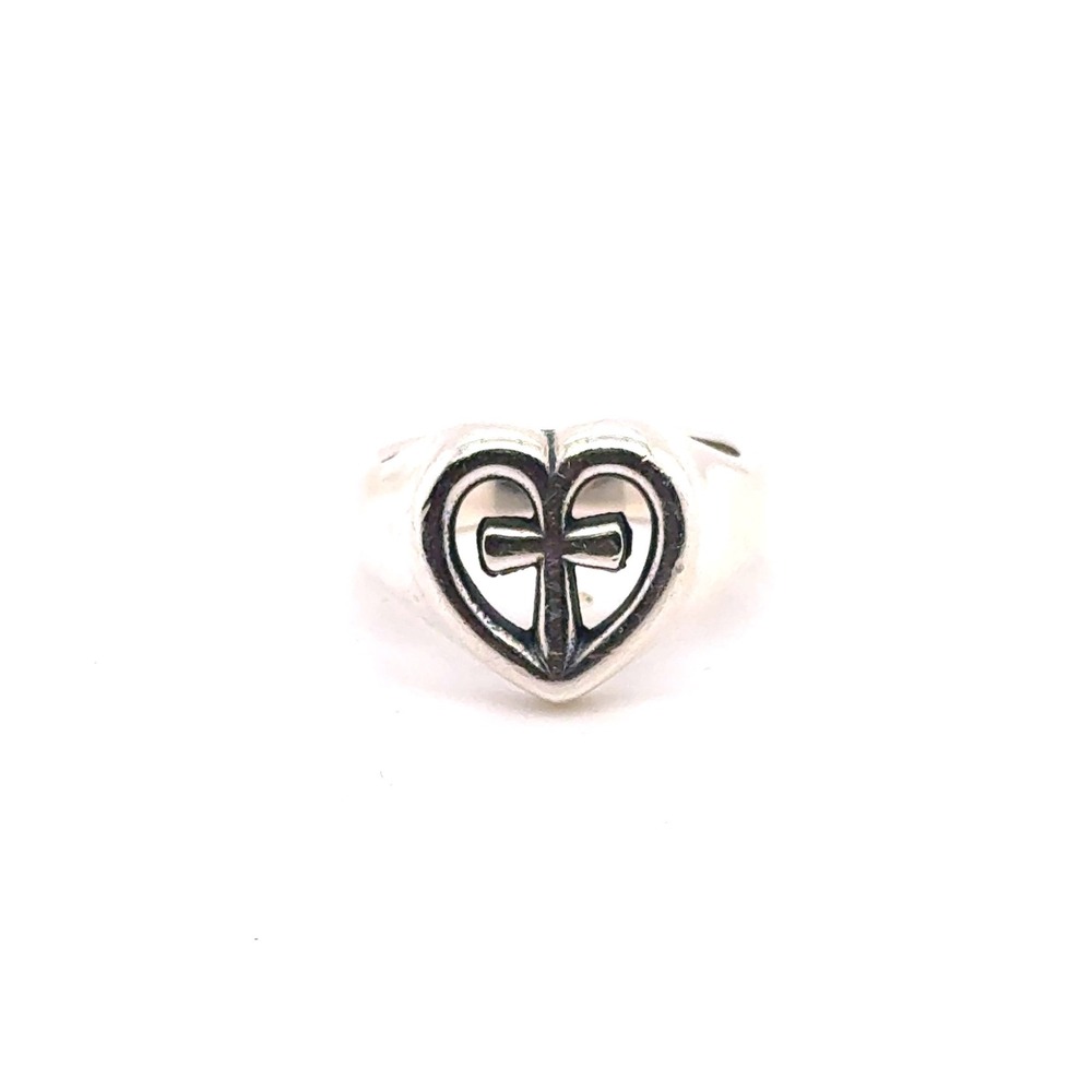 James Avery Sterling Silver Eternal Love Ring Size 6.5